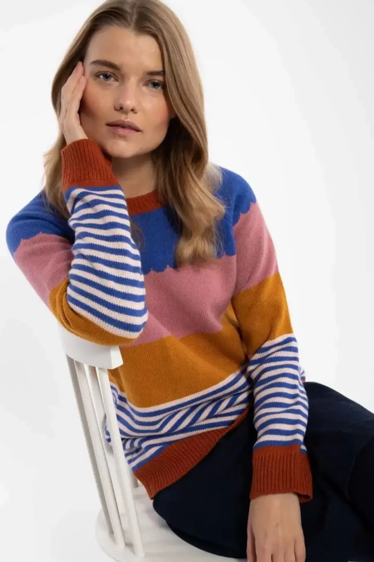 Danefæ Strickwaren>Danehappy Wool Sweater Happy