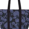 Danefæ Taschen>Danehelping Handbag Black Hortensia