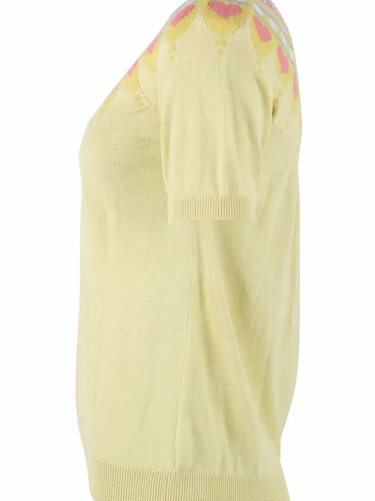 Danefæ Strickwaren>Danehope Cotton Knit Sweater Tee Pale Yellow