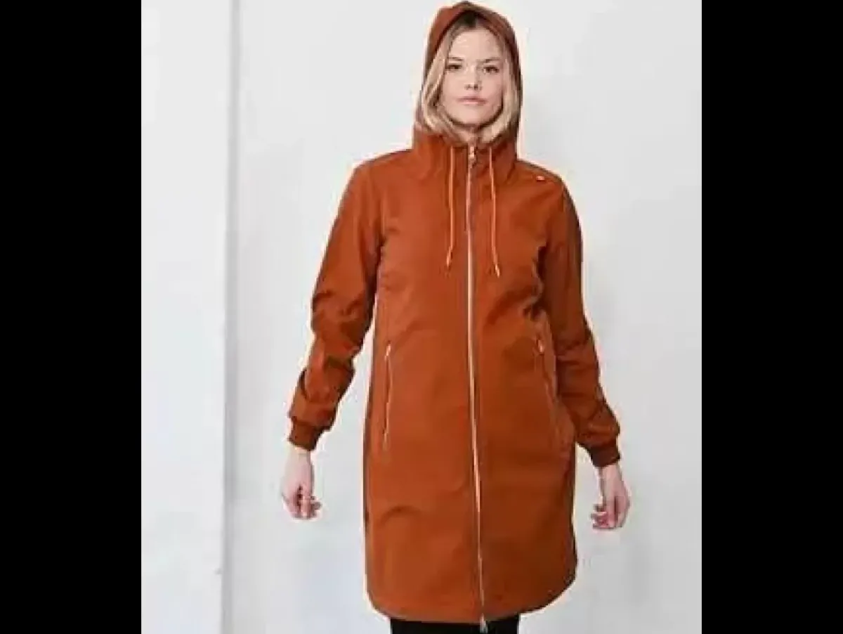 Danefæ Softshell-Jacken>Danejane Softshell Dark Rust