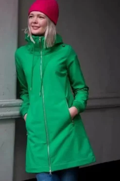 Danefæ Softshell-Jacken>Danejane Softshell Dutch Green