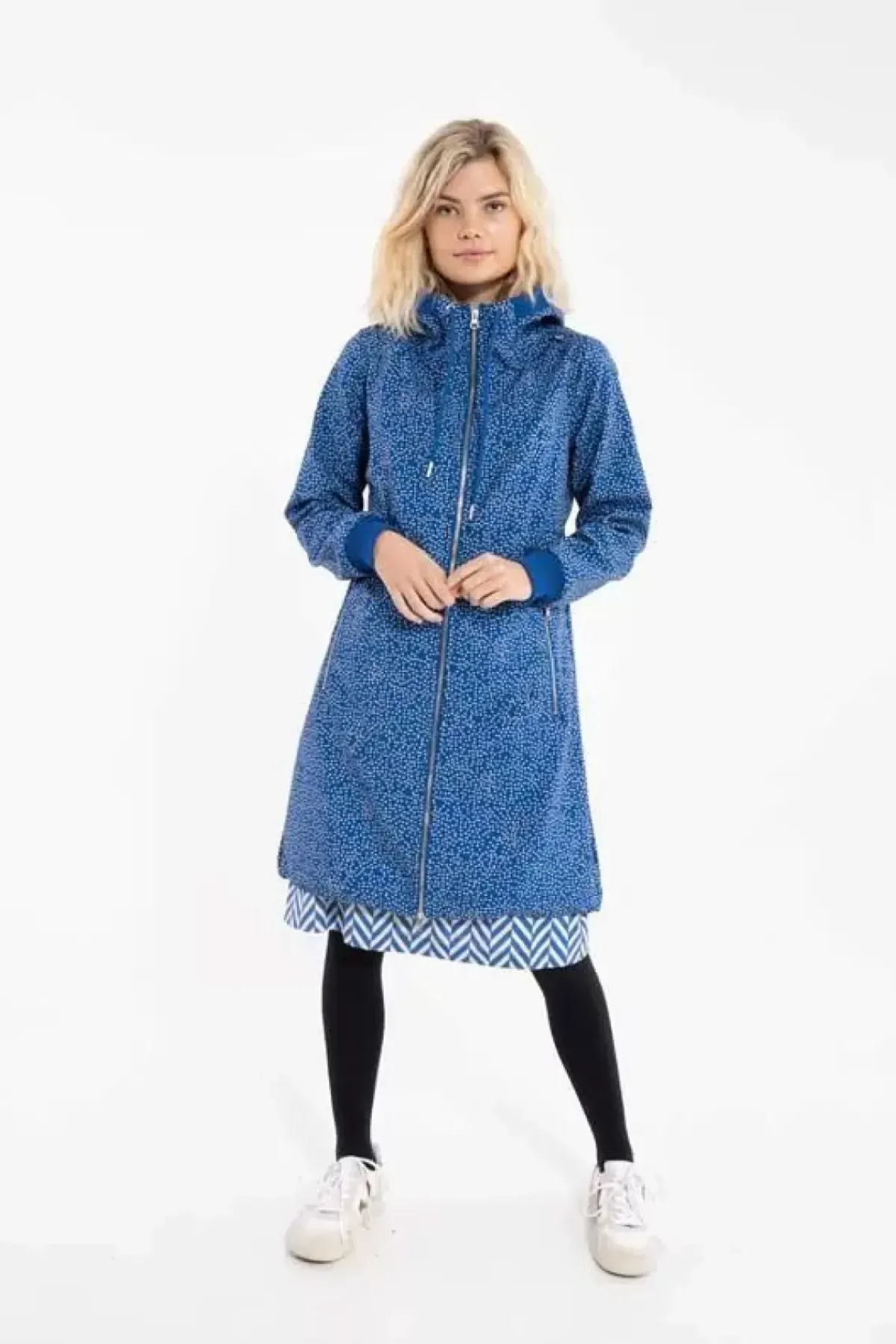 Danefæ Softshell-Jacken>Danejane Softshell Indigo/Lt Beige Fundots