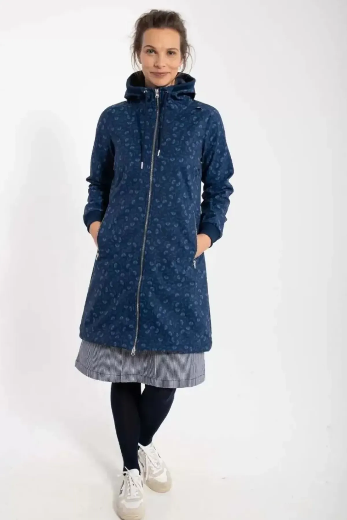 Danefæ Softshell-Jacken>Danejane Softshell Marine Fleurie