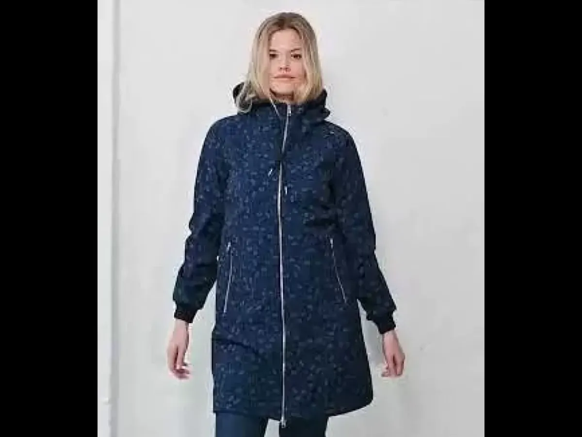 Danefæ Softshell-Jacken>Danejane Softshell Marine Fleurie