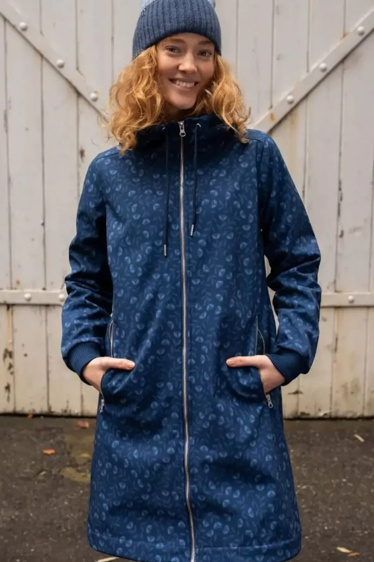 Danefæ Softshell-Jacken>Danejane Softshell Marine Fleurie