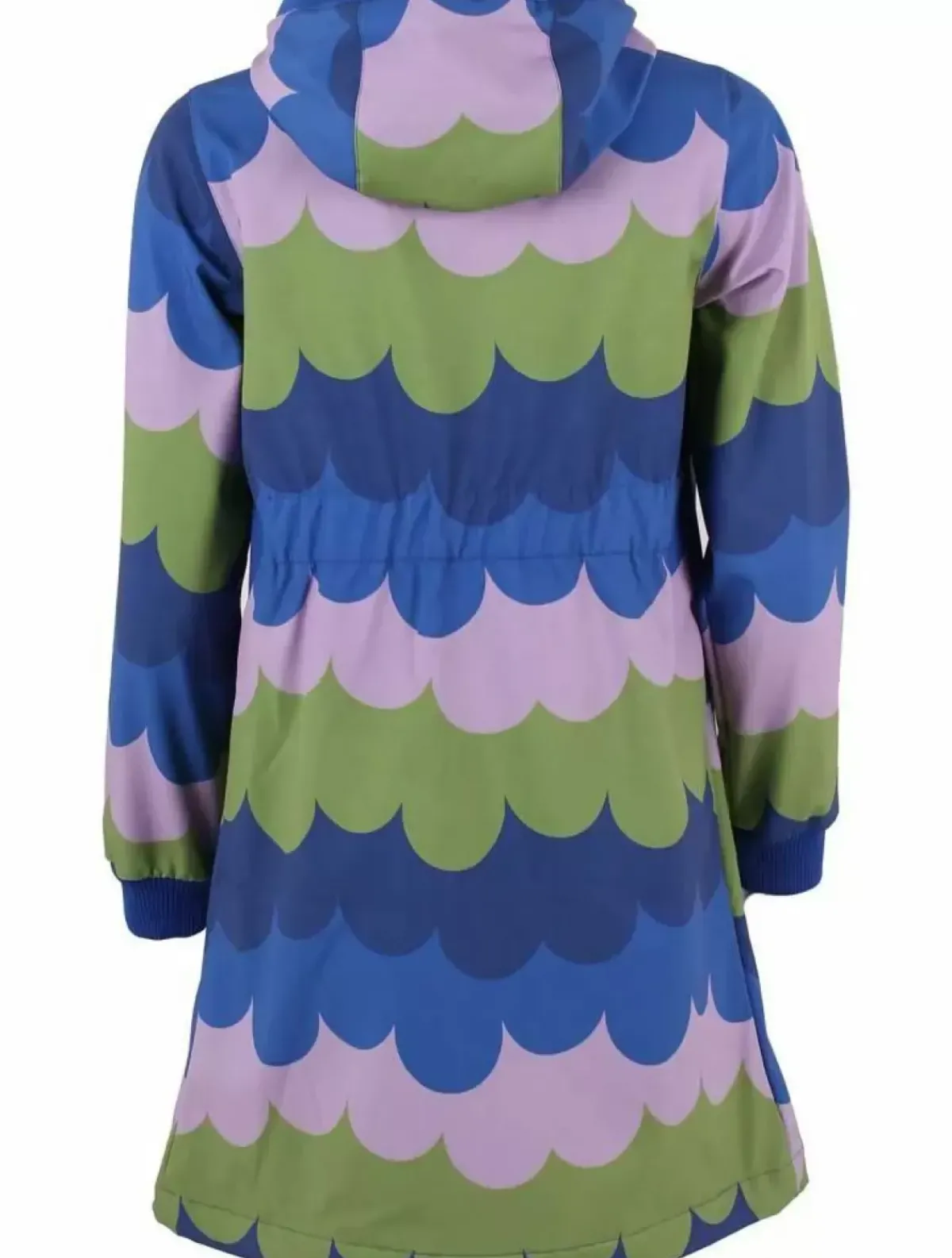 Danefæ Softshell-Jacken>Danejane Softshell Olive/Soft Viola Puffy Clouds