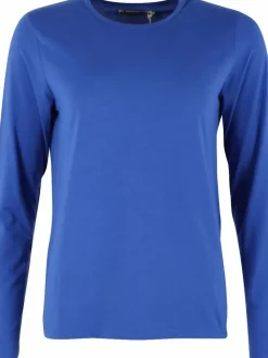Danefæ Hemden Und Shirts>Danejubii Ls Modal Tee Klein Blue