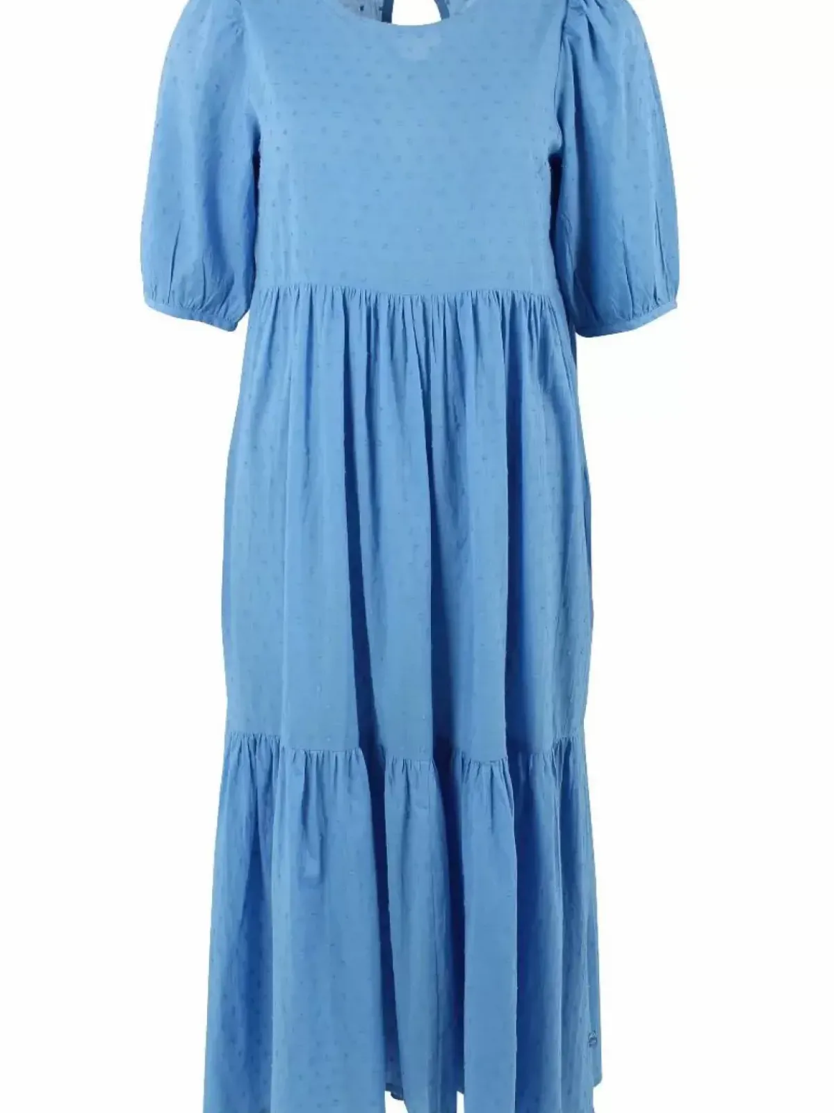 Danefæ Kleider>Danejuli Cotton Dot Dress Ice Blue