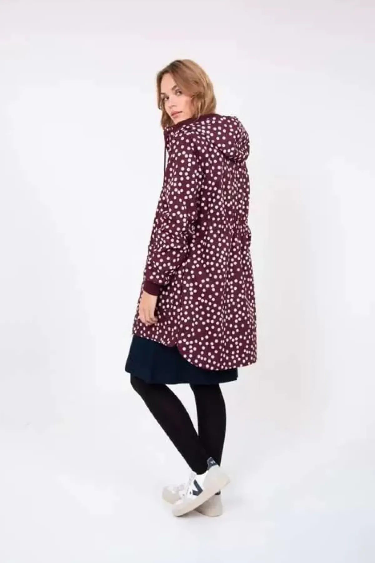 Danefæ Softshell-Jacken>Danelaura Softshell Dark Bordeaux/Chalk