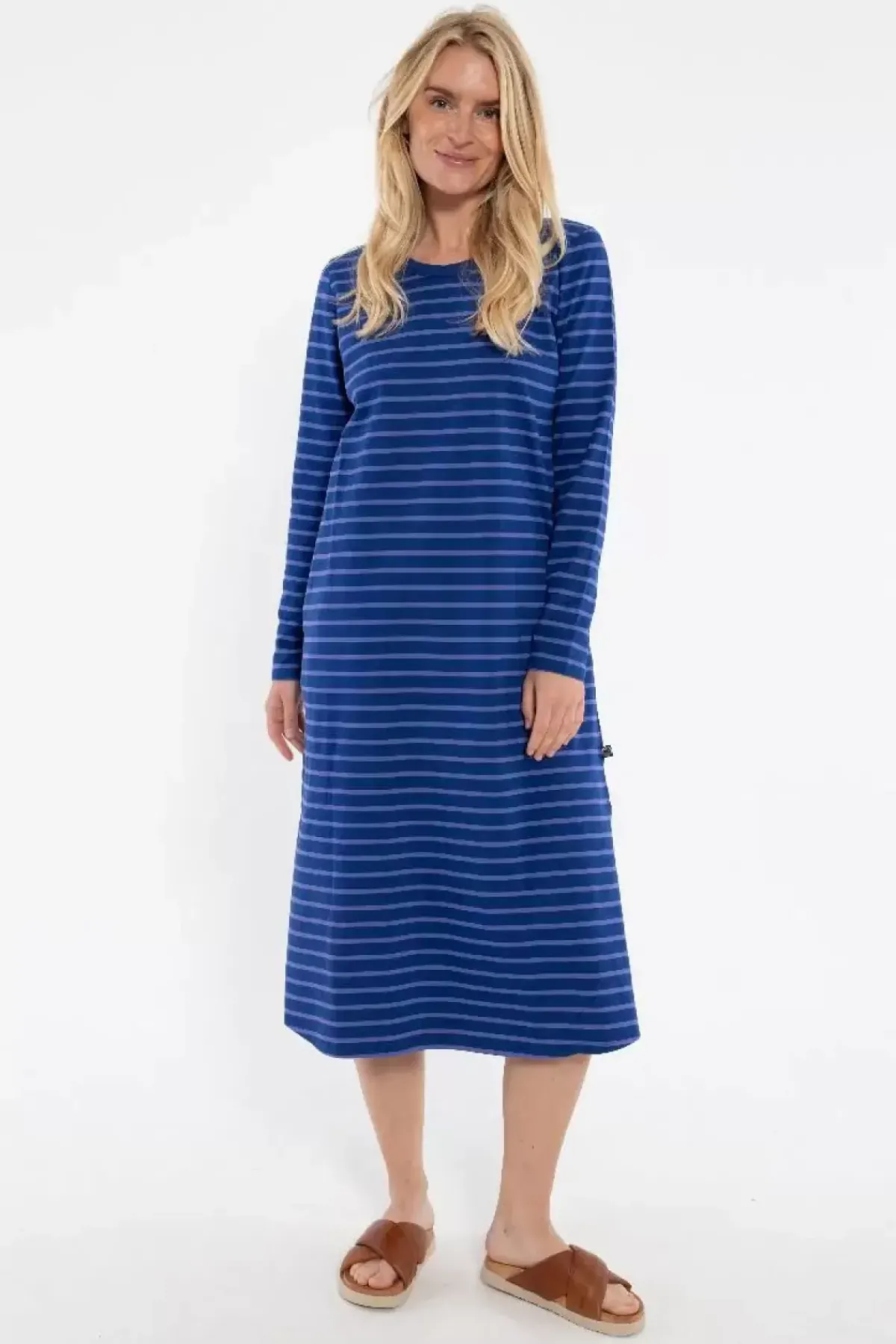 Danefæ Kleider>Danelea Dress Deep Marine/Viola