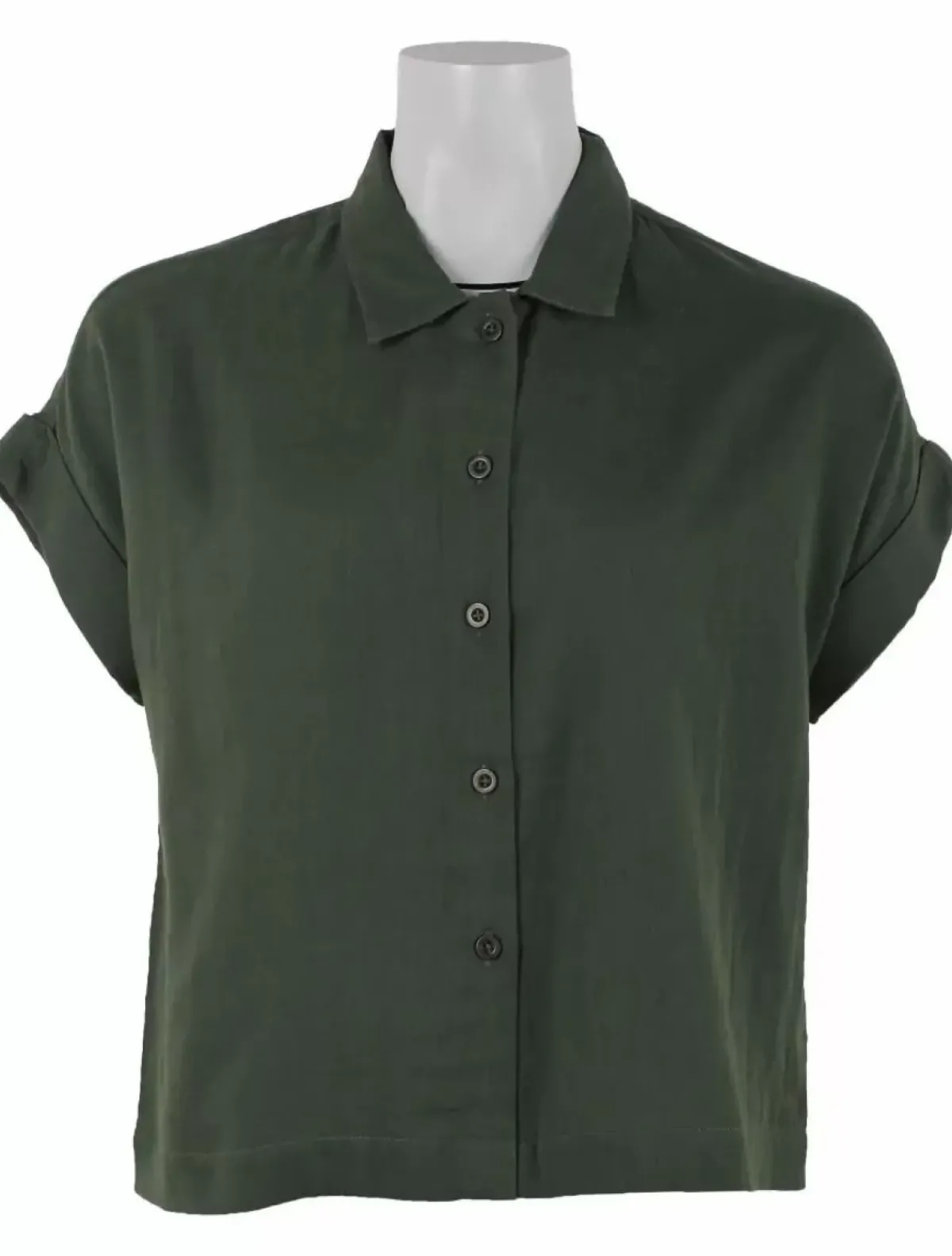 Danefæ Blusen>Danelena Cloth Shirt Dk Army