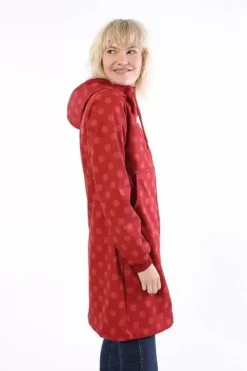 Danefæ Softshell-Jacken>Daneline Softshell Dark Brick/Cold Rose Fundots