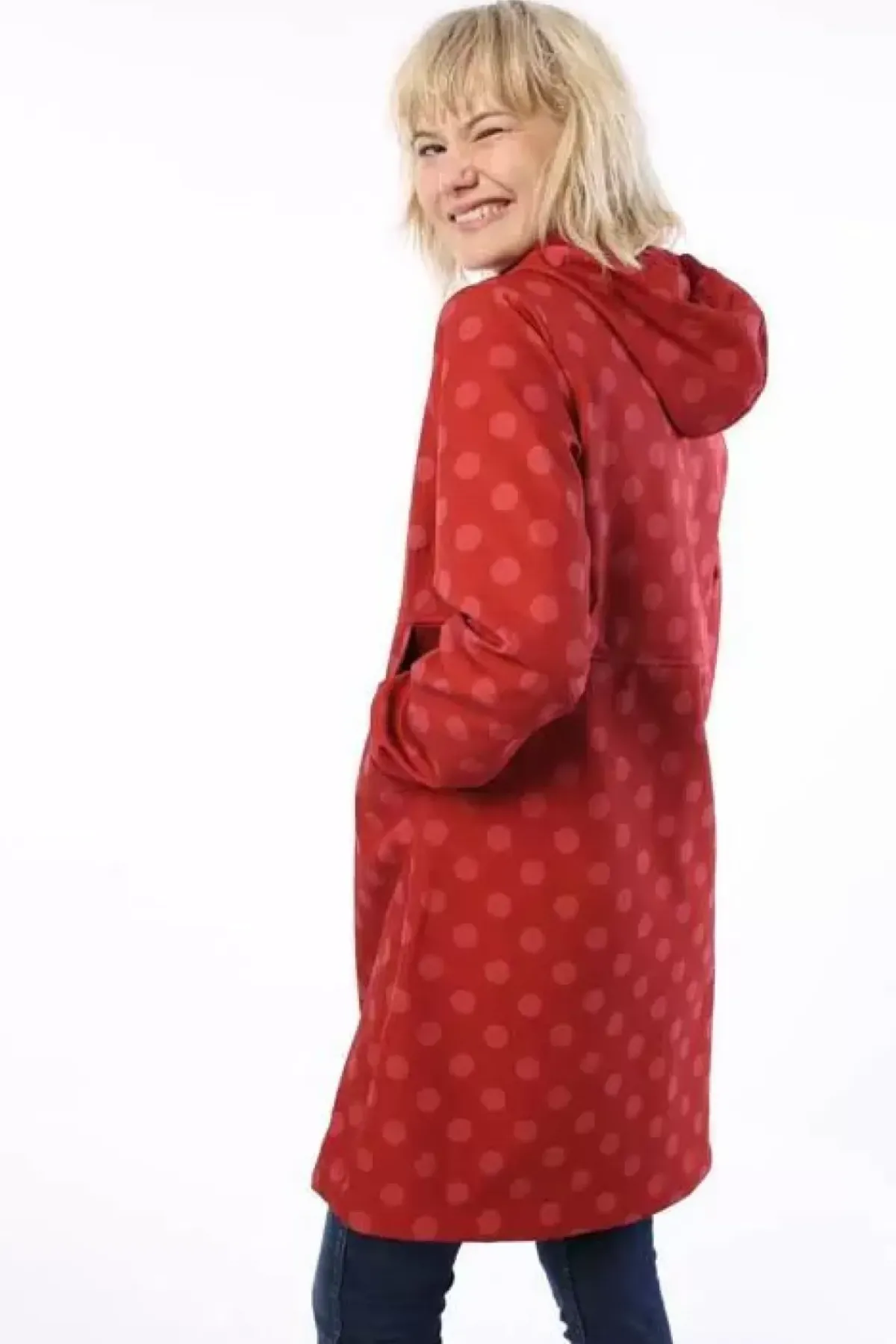Danefæ Softshell-Jacken>Daneline Softshell Dark Brick/Cold Rose Fundots