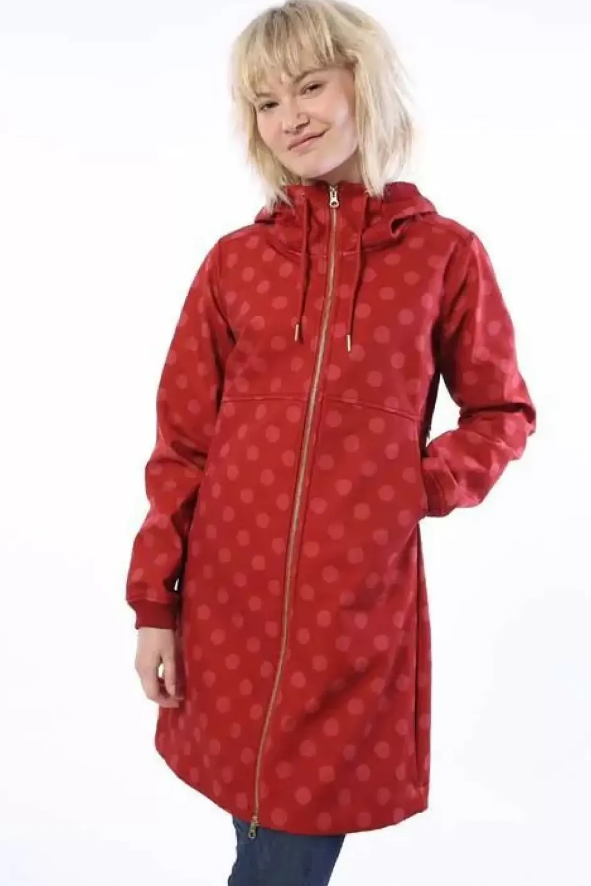 Danefæ Softshell-Jacken>Daneline Softshell Dark Brick/Cold Rose Fundots