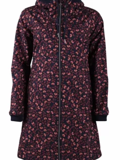 Danefæ Softshell-Jacken>Daneline Softshell Navy/Pink Rust Fluerie