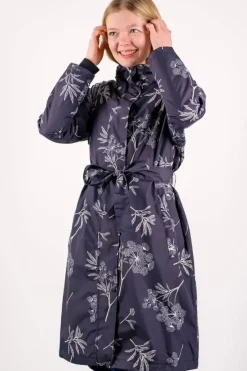 Danefæ Regenjacken>Danelisabeth Raincoat Black Hemlock