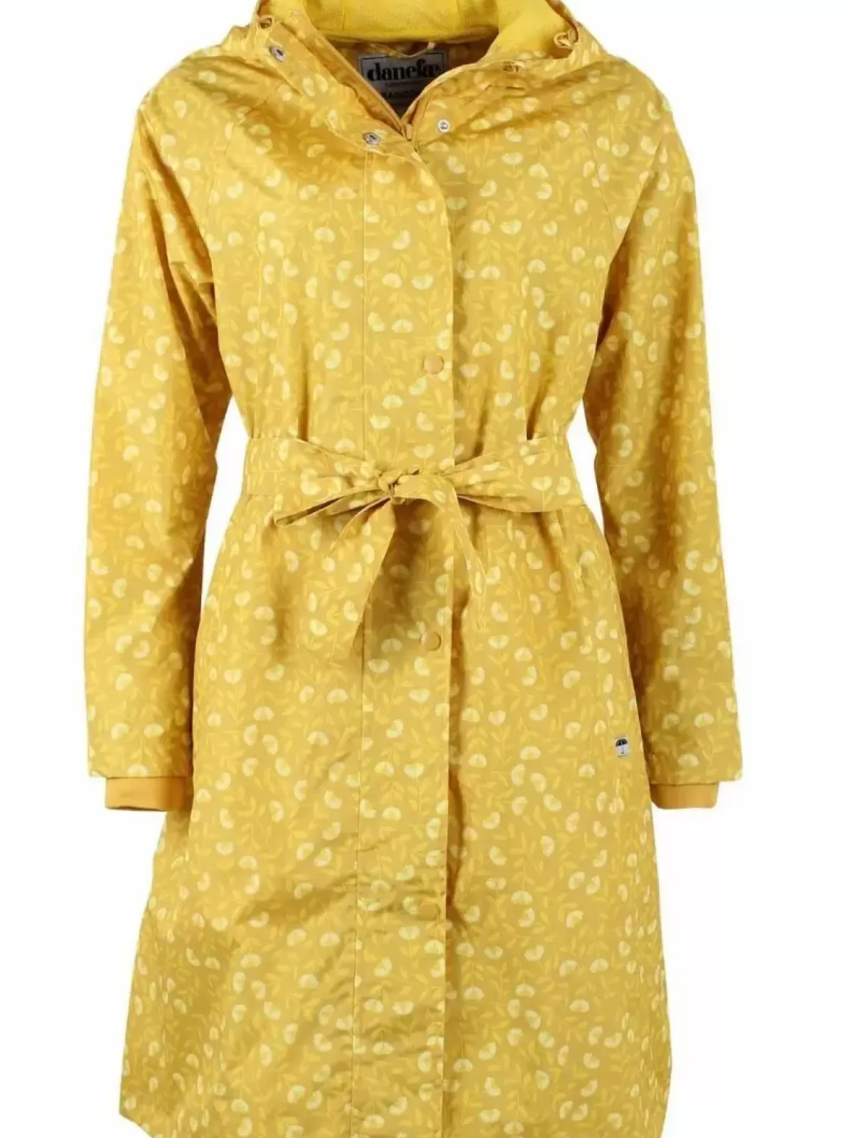 Danefæ Regenjacken>Danelisabeth Raincoat Dark Yellow Fleurie