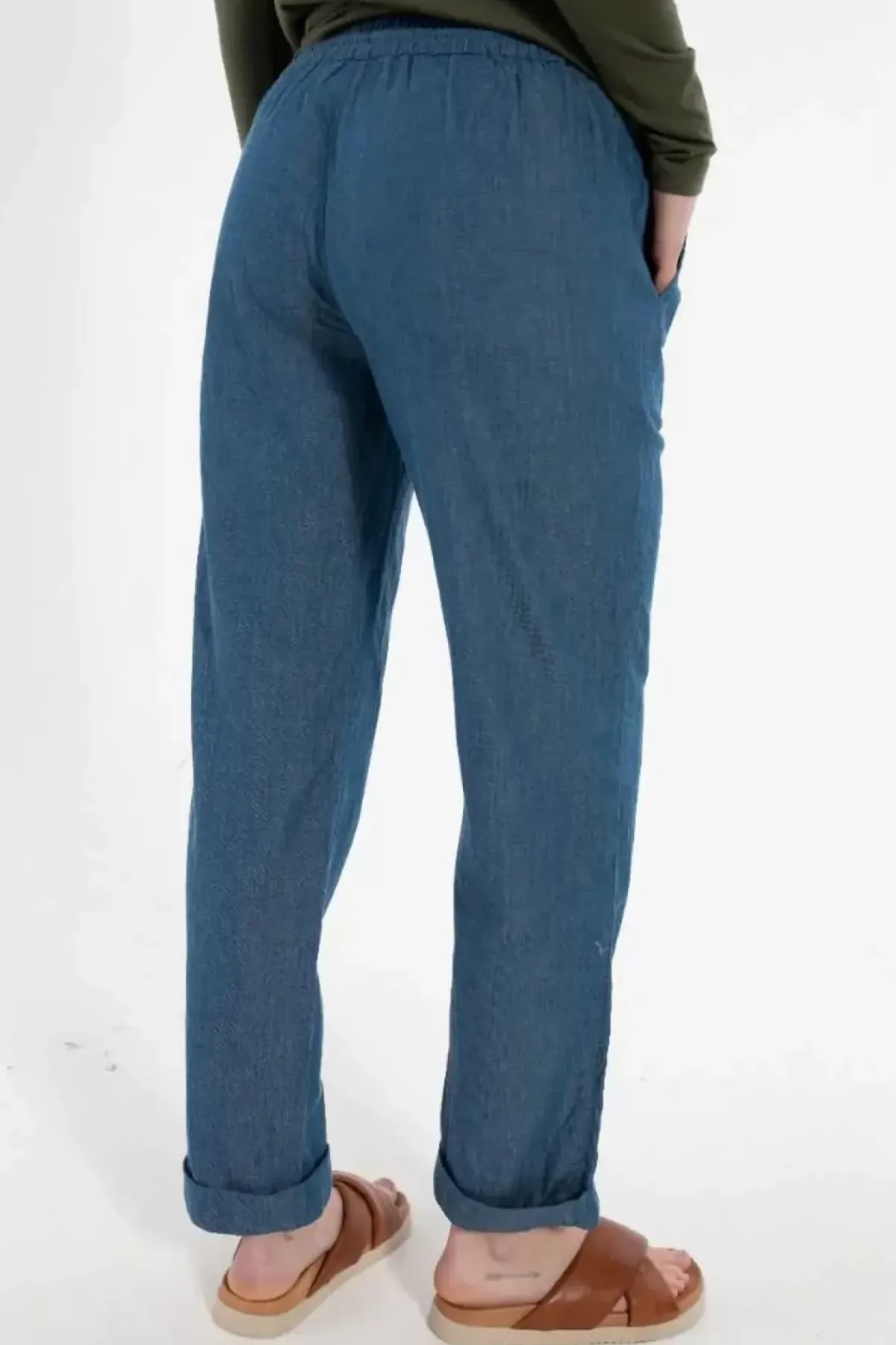 Danefæ Hosen>Daneliseleje Chambrey Pants Dk Indigo
