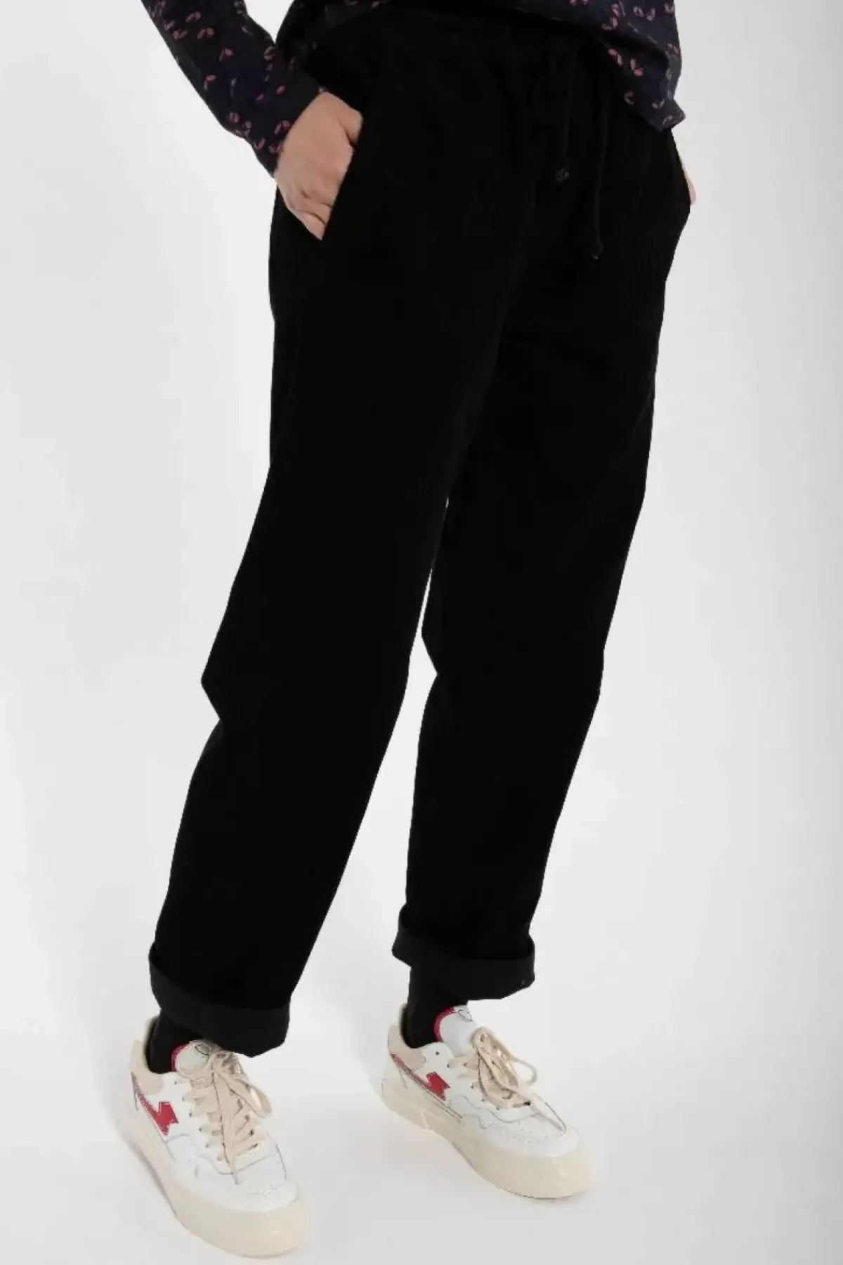 Danefæ Hosen>Daneliseleje Cord Pants Black