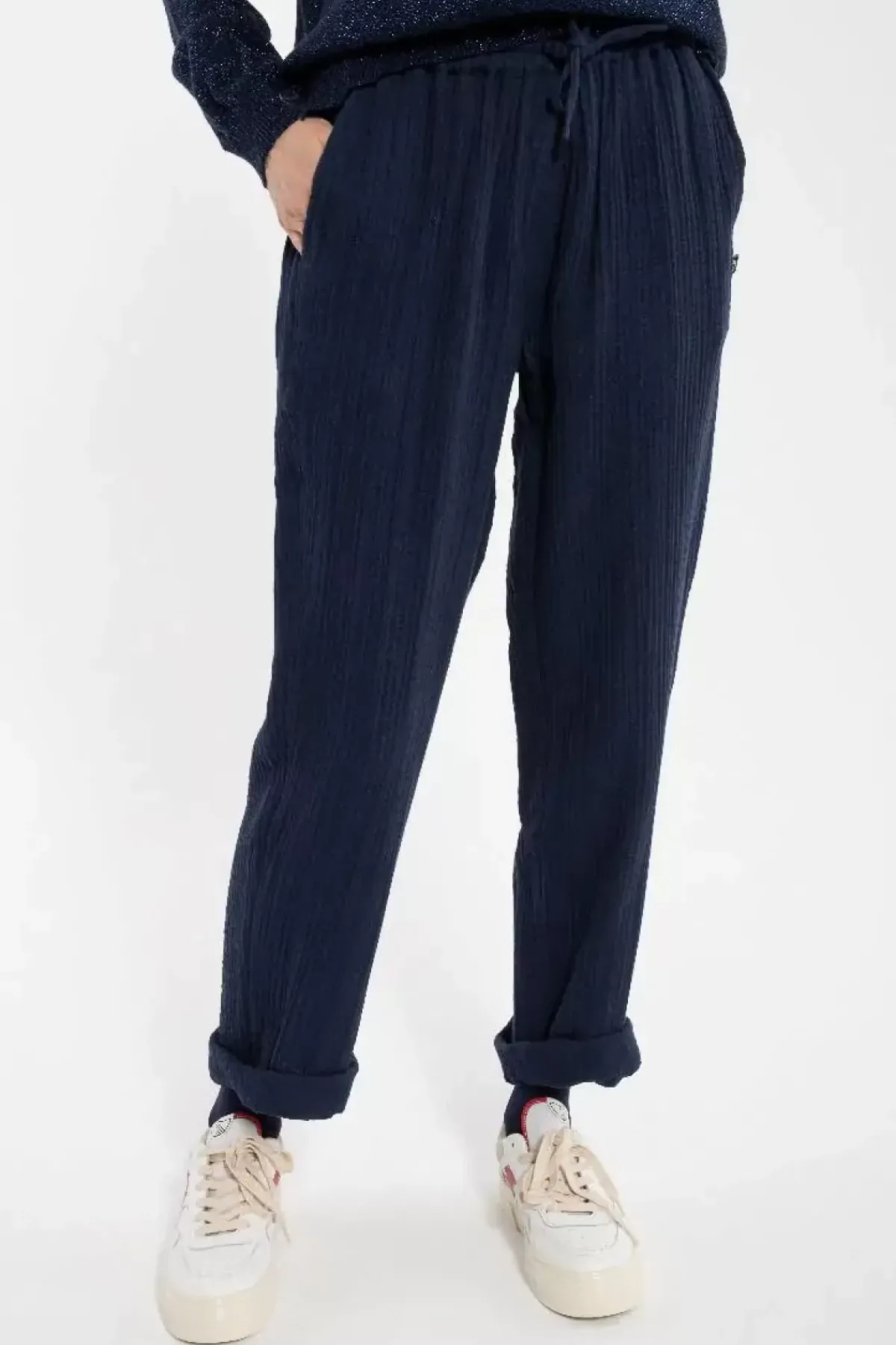 Danefæ Hosen>Daneliseleje Heavy Cloth Pants Dark Navy