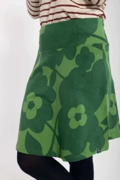 Danefæ Röcke>Danelissen Skirt Fall Jungle/Warm Khaki Bloom Boom