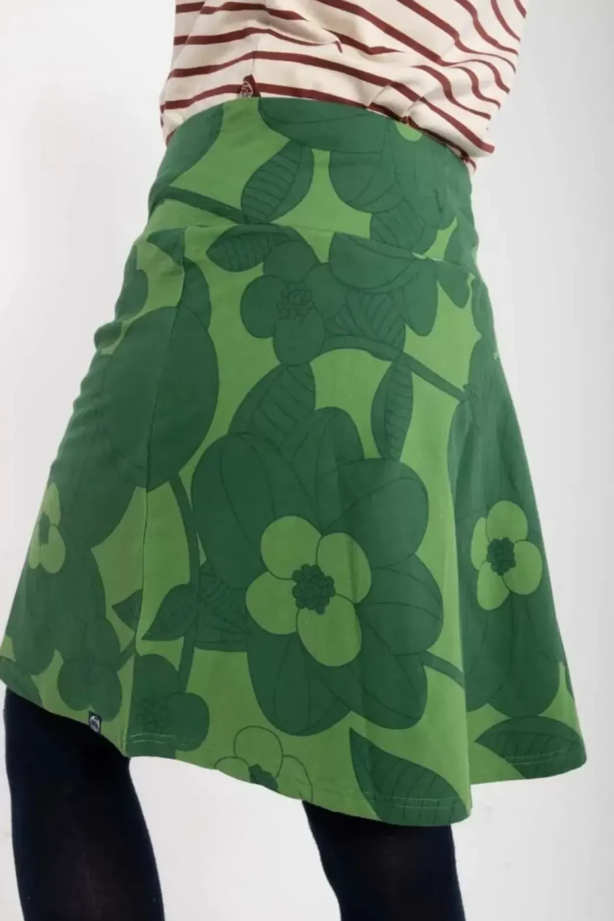 Danefæ Röcke>Danelissen Skirt Fall Jungle/Warm Khaki Bloom Boom