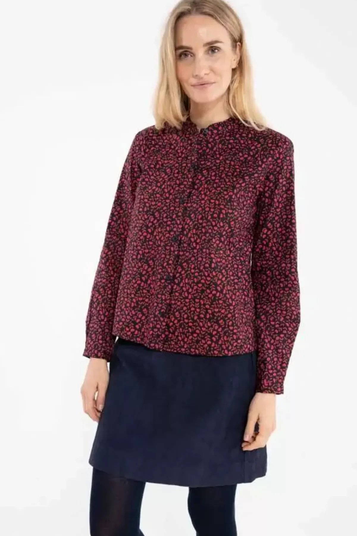 Danefæ Röcke>Danelondon Cord Skirt Dk Navy