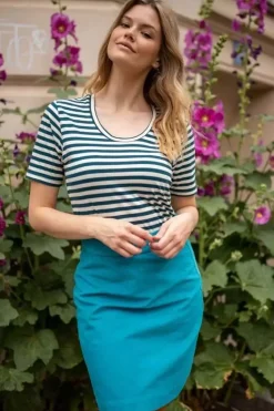 Danefæ Röcke>Danelondon Cord Skirt Rainblue