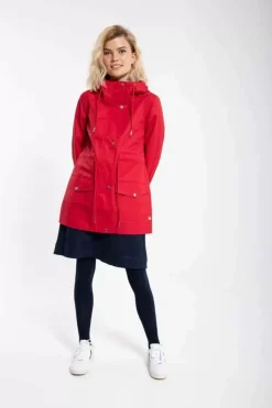 Danefæ Regenjacken>Danelotta Rain Coat Red