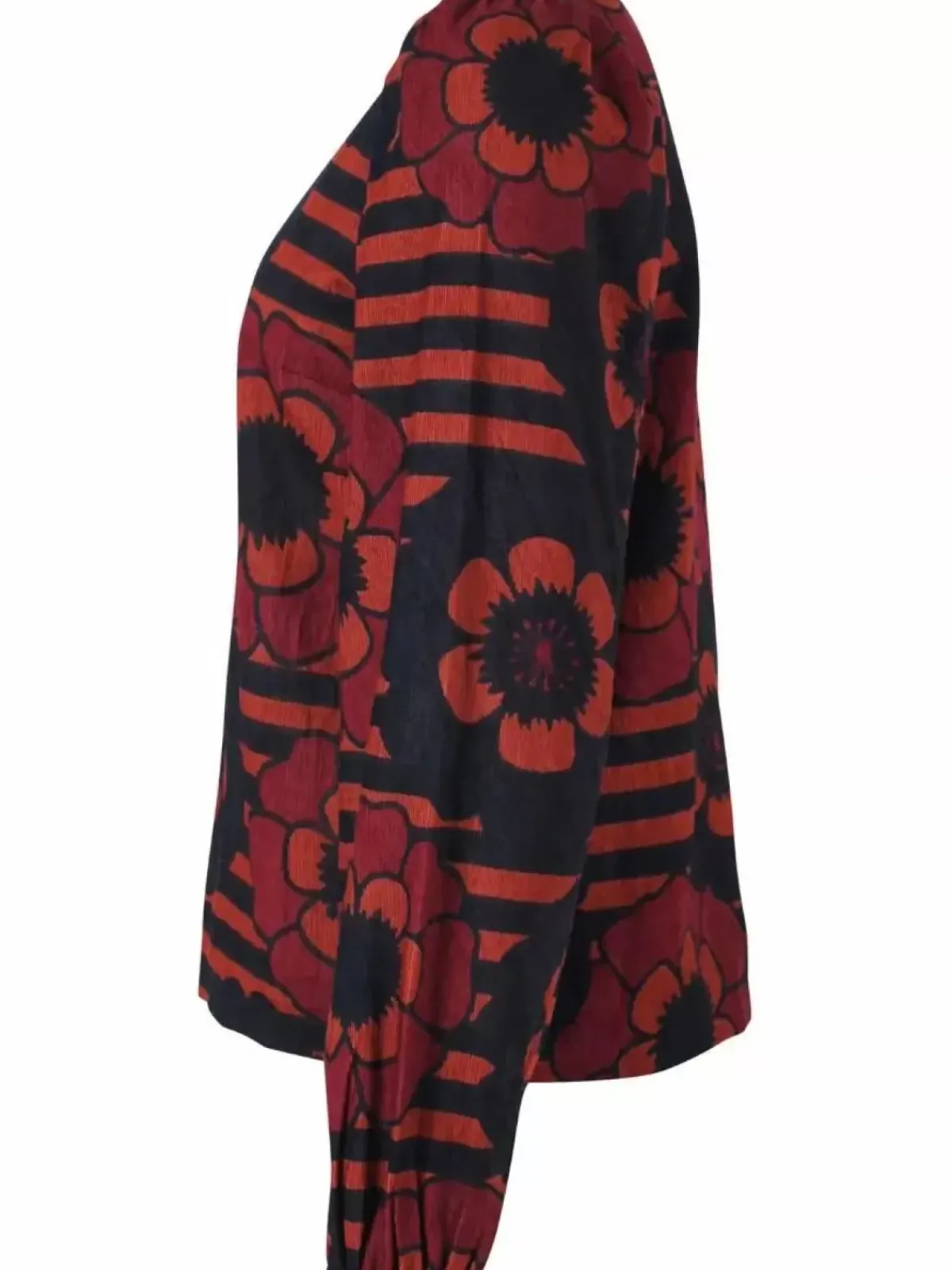 Danefæ Blusen>Danelouise Print Shirt Beige Rose/Navy Power Flower