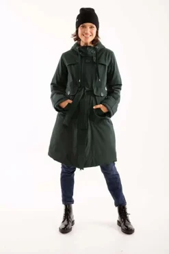 Danefæ Winterjacken>Danelse Stretch Winter Jacket Black Green