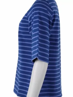 Danefæ T-Shirts>Danelucia Tee Deep Marine/Viola