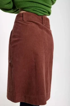 Danefæ Röcke>Danemadelaine Cord Skirt Beige Rose