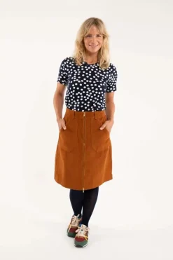 Danefæ Röcke>Danemadelaine Cord Skirt Occer