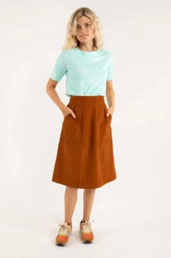 Danefæ Röcke>Danemaren Cord Skirt Occer