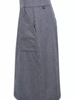 Danefæ Röcke>Danemaren Denim Skirt Milkboy Stripe