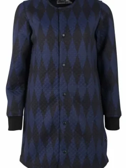 Danefæ Thermokleidung>Danemaude Thermo Coat Black/Marine Diamond