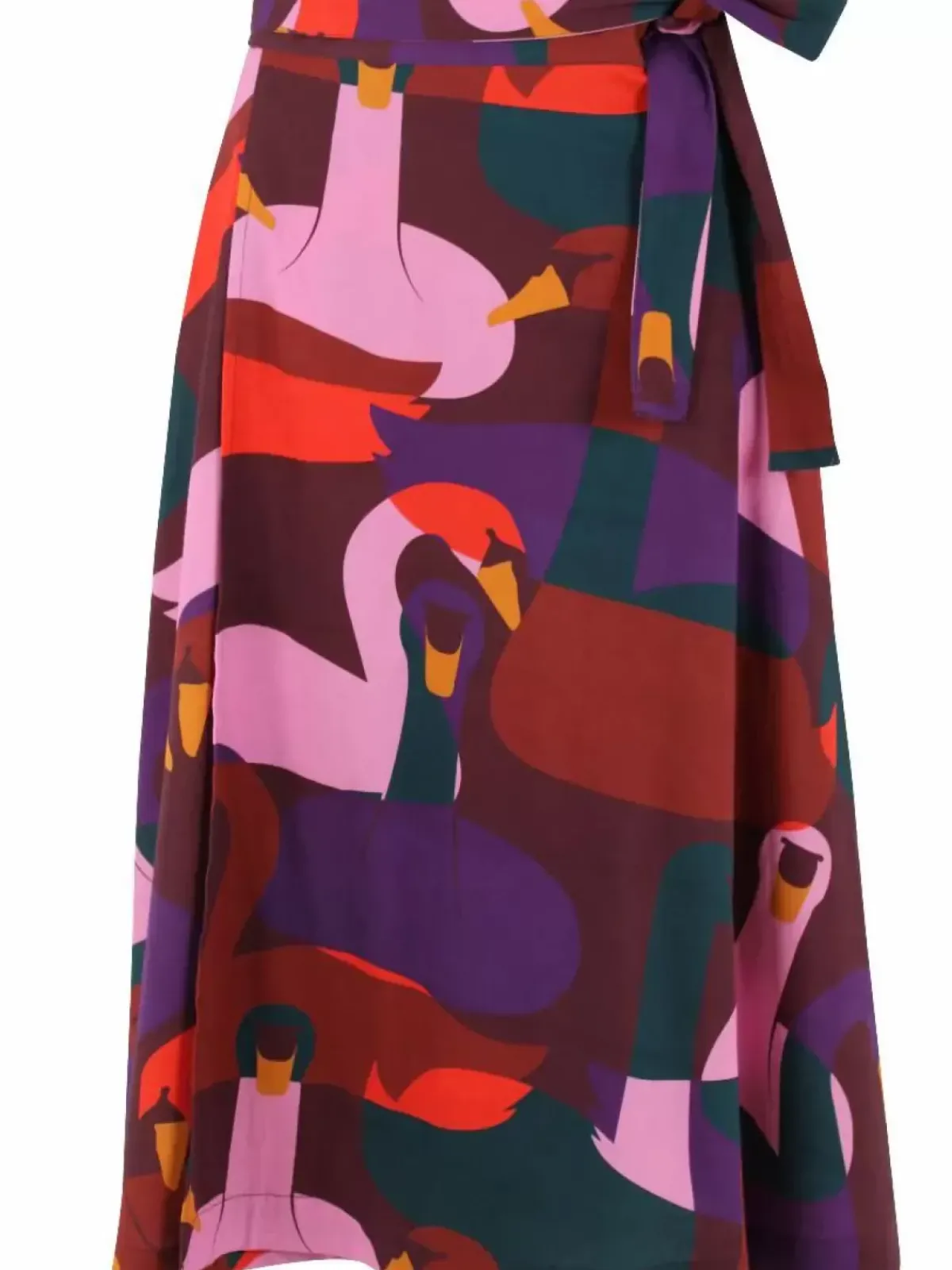 Danefæ Röcke>Danemikkelsen Poplin Skirt Dark Bordeaux Swanoscope