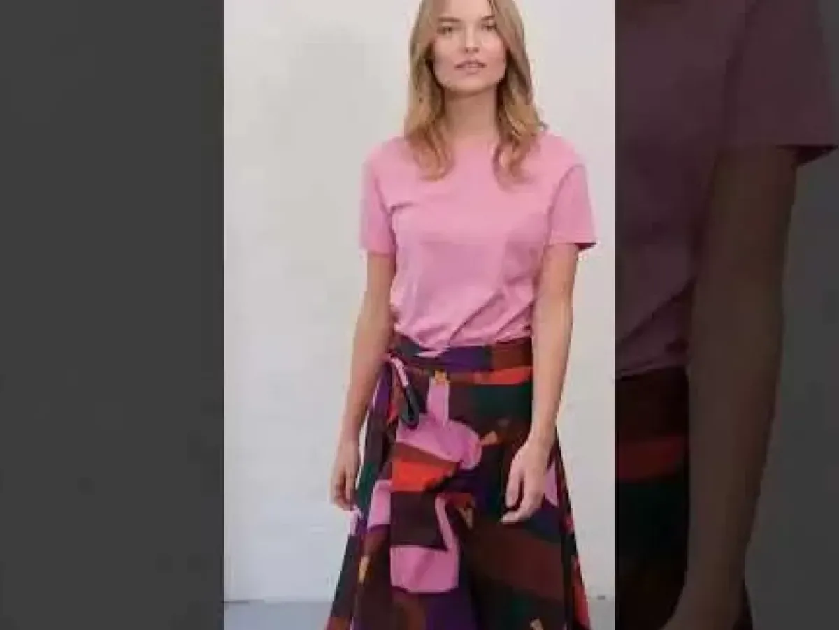 Danefæ Röcke>Danemikkelsen Poplin Skirt Dark Bordeaux Swanoscope
