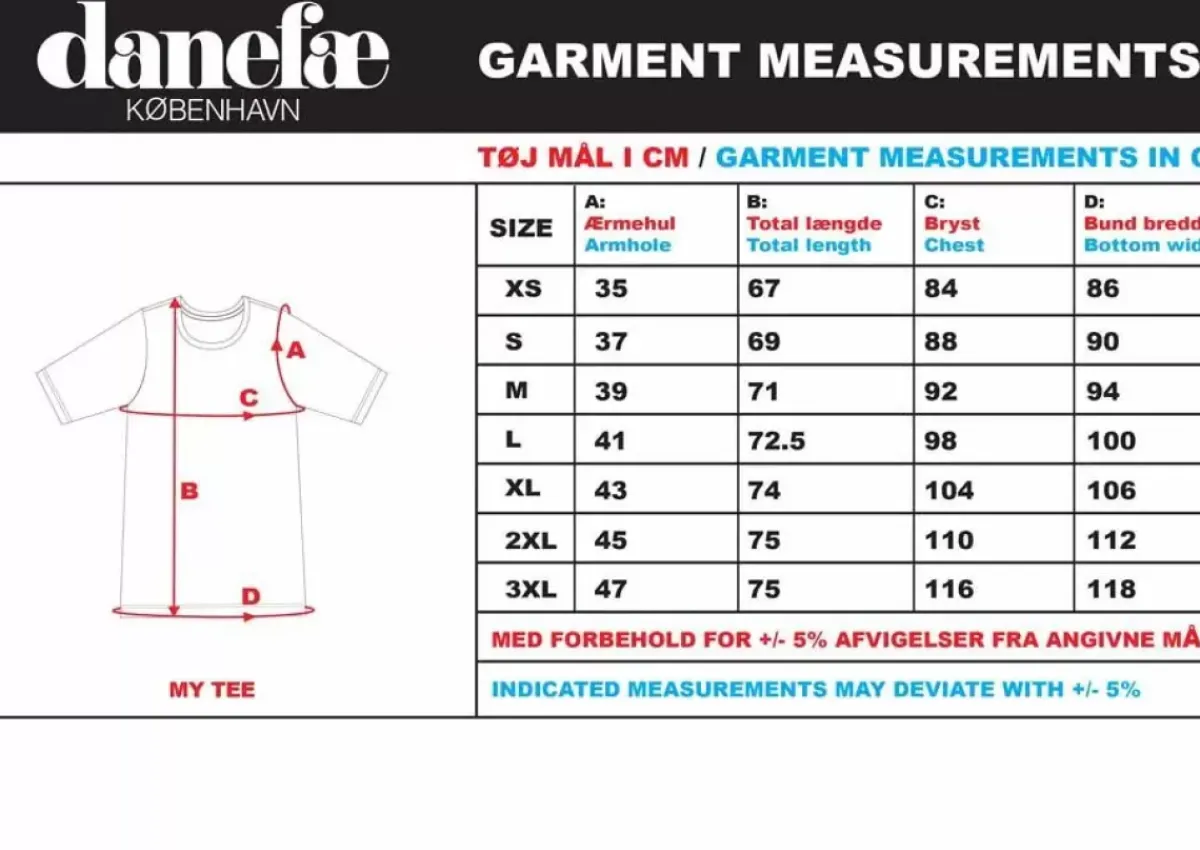 Danefæ T-Shirts>Danemy Slub Jersey Tee Bright Red/Soft Viola