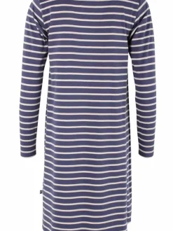 Danefæ Kleider>Danenassau Dress Grey Marine/Chalk