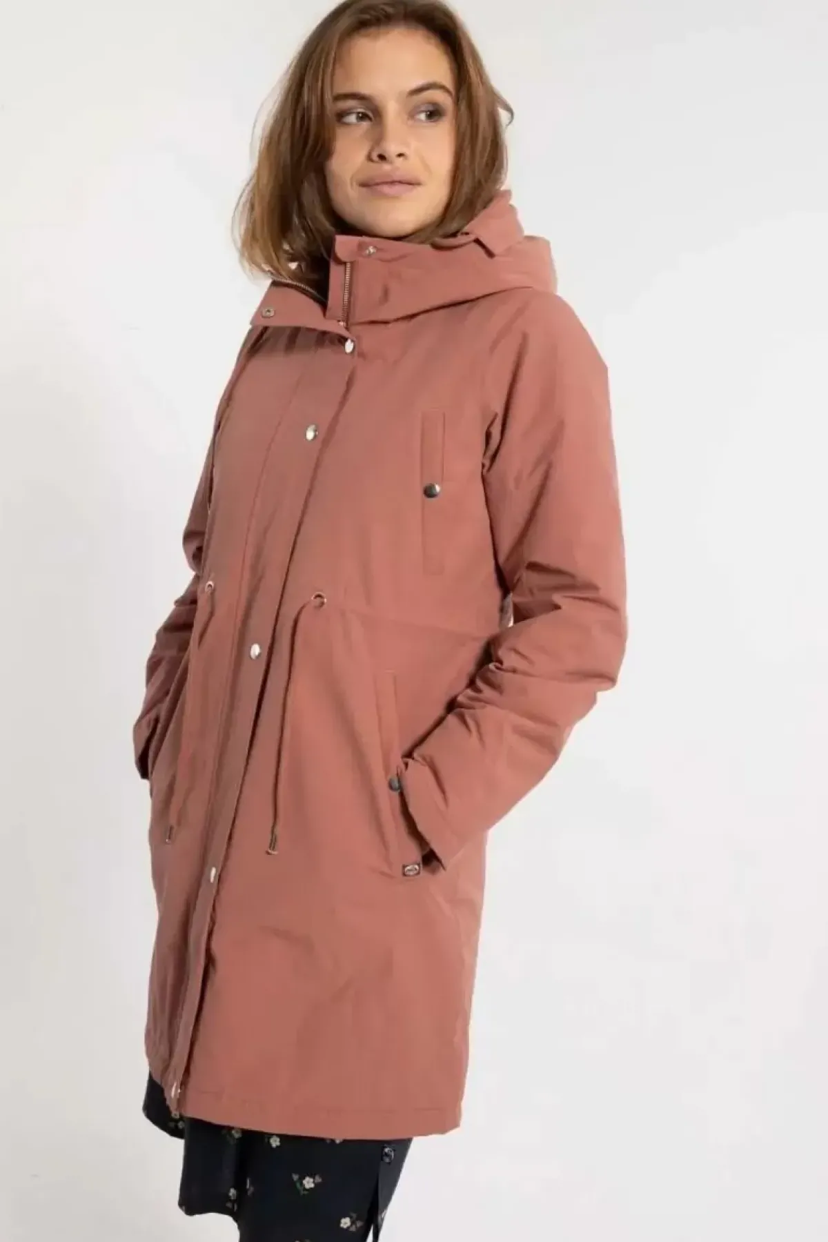 Danefæ Winterjacken>Danenora Winter Parka Beige Rose