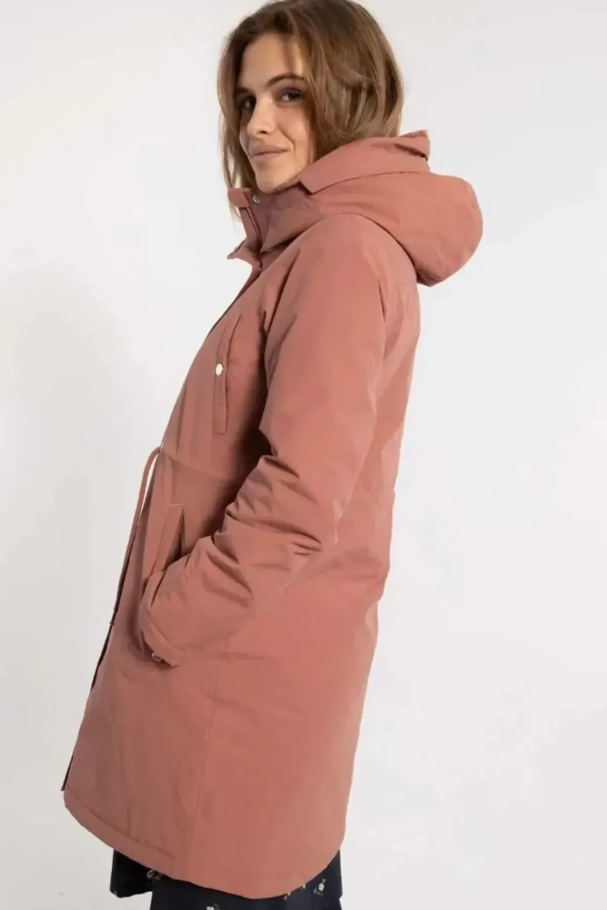 Danefæ Winterjacken>Danenora Winter Parka Beige Rose