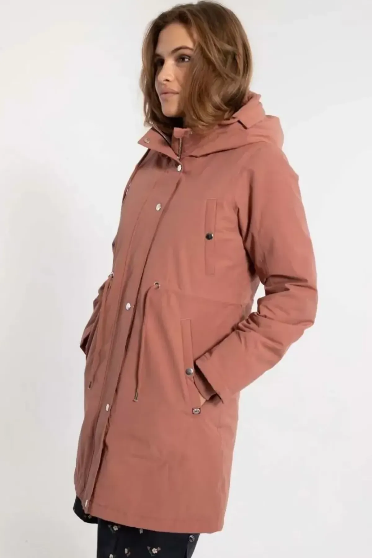 Danefæ Winterjacken>Danenora Winter Parka Beige Rose