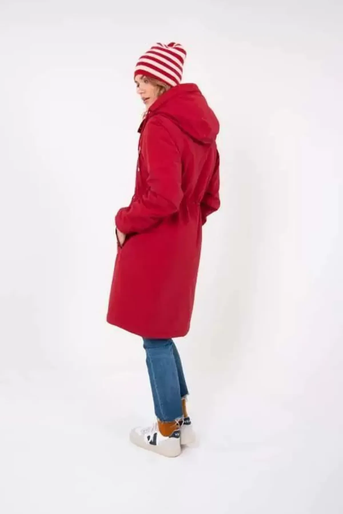 Danefæ Winterjacken>Danenora Winter Parka Dark Red