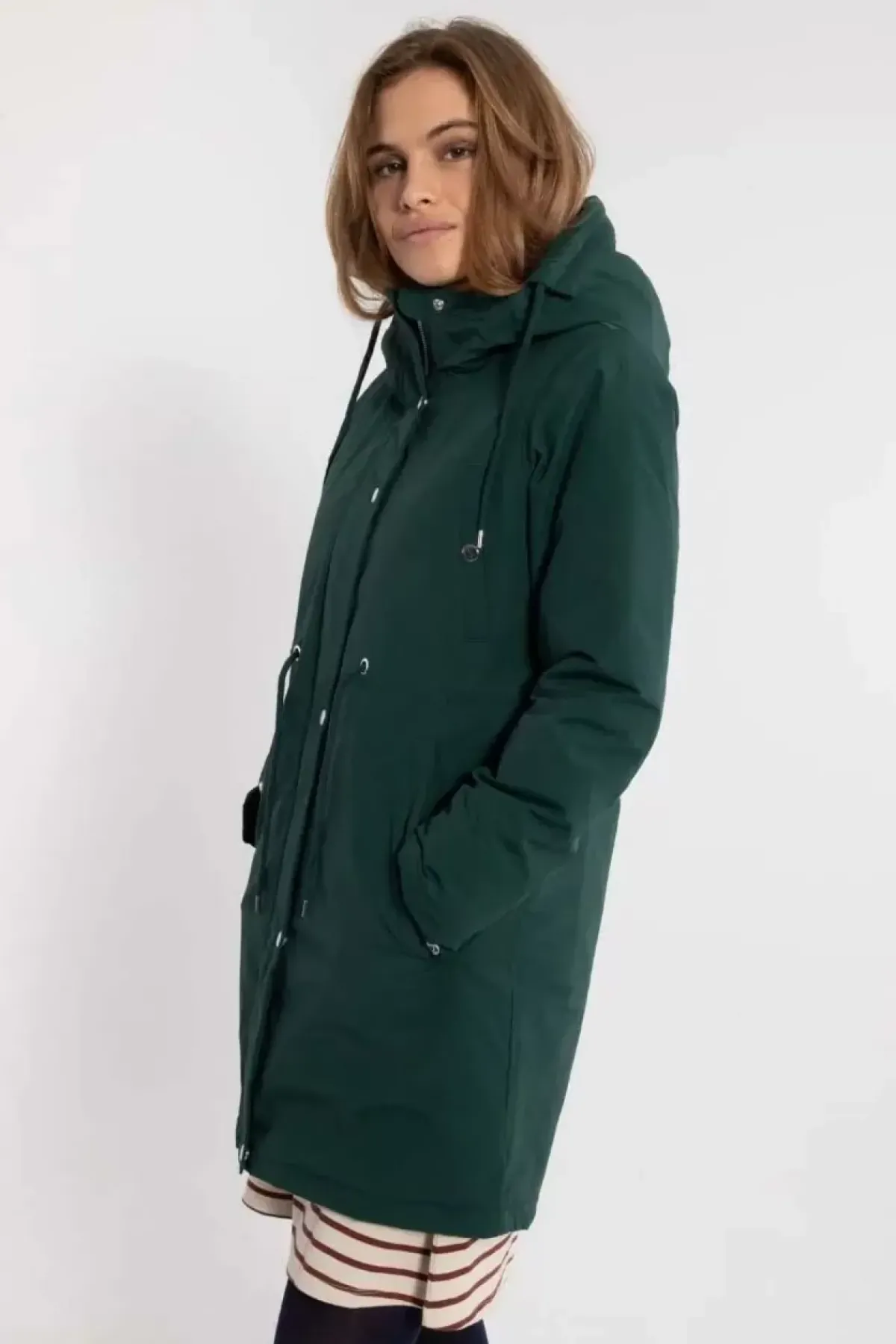 Danefæ Winterjacken>Danenora Winter Parka Deep Forest