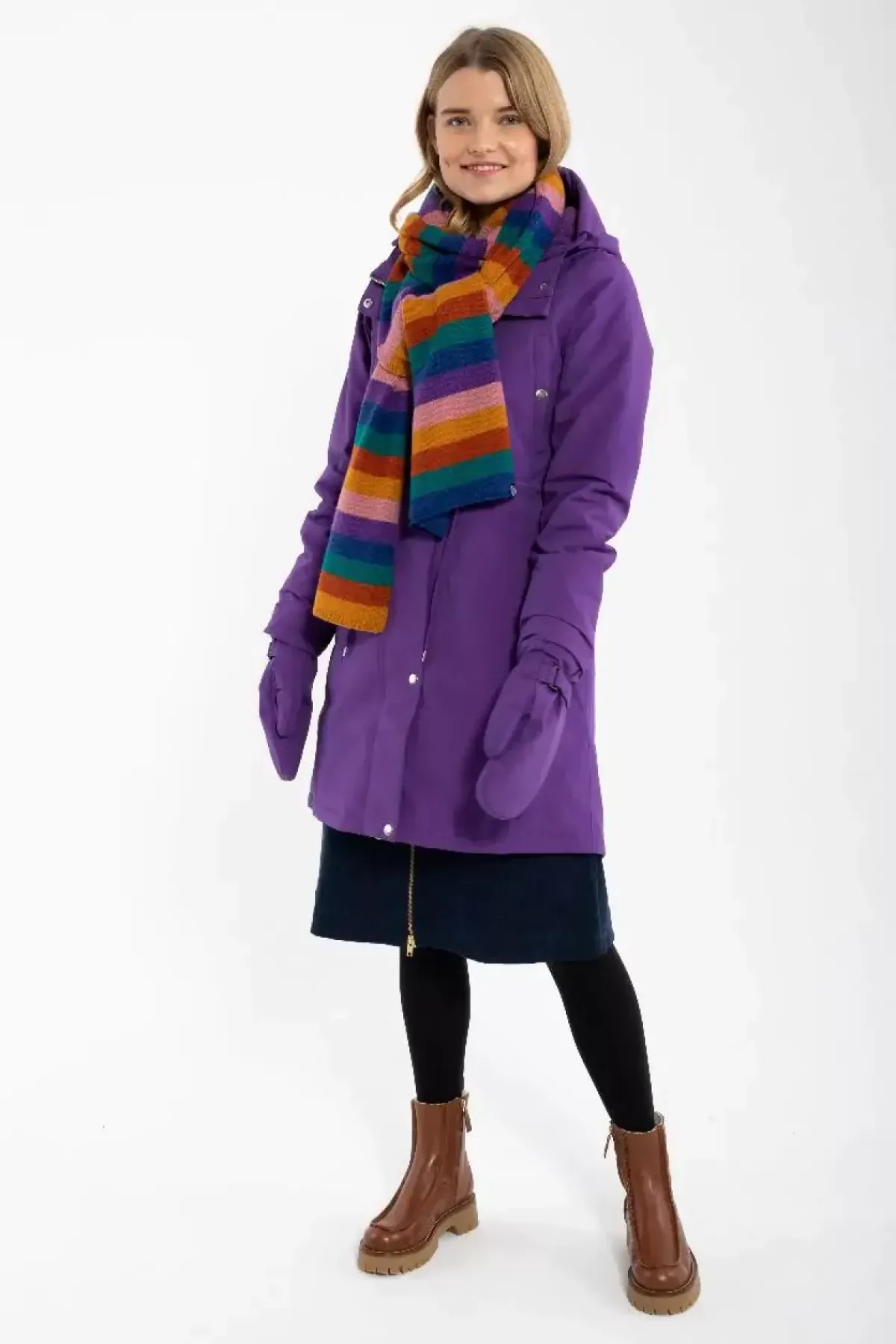 Danefæ Winterjacken>Danenora Winter Parka Purple