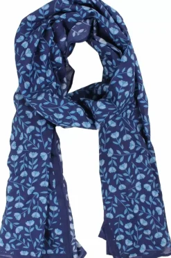 Danefæ Schals>Danenordby Scarf Cold Blue Fleurie