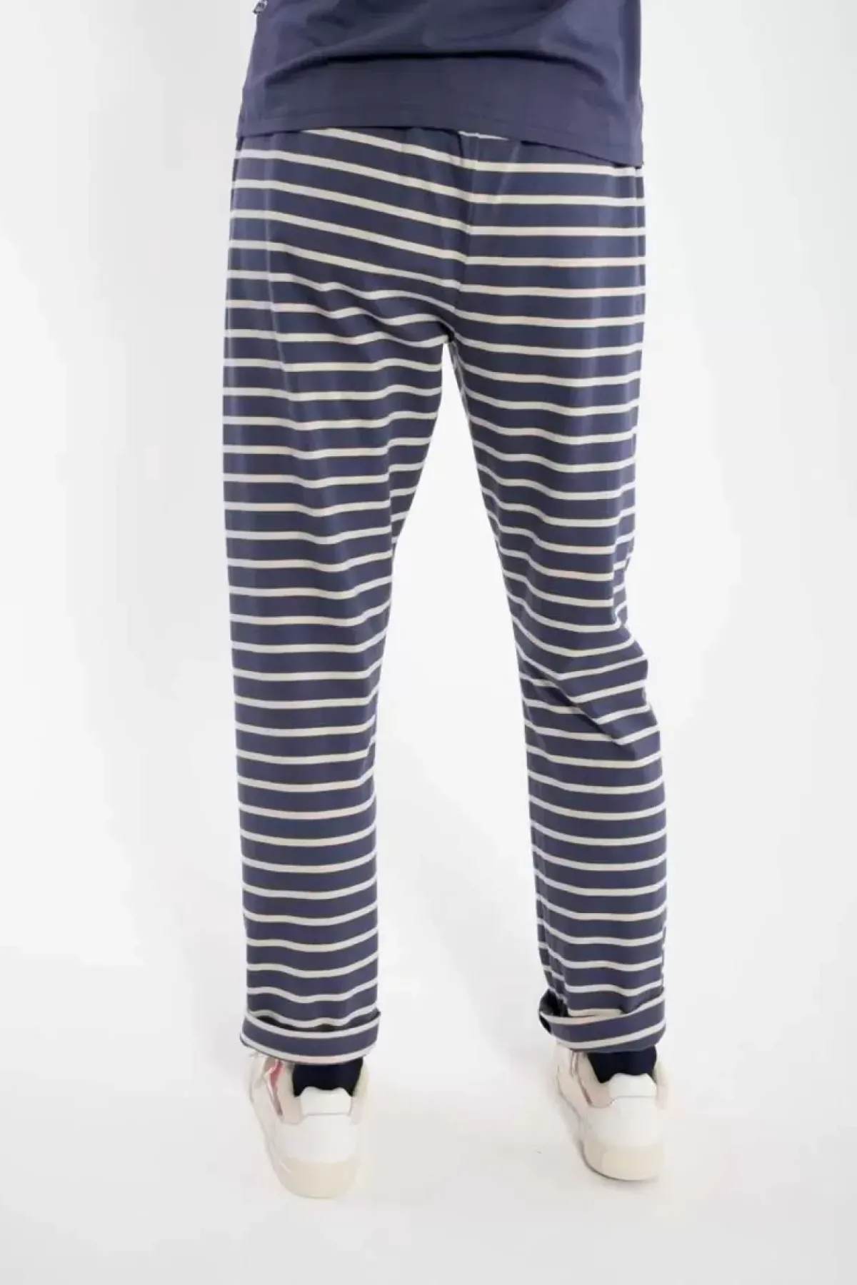 Danefæ Hosen>Danenorsminde Pants Grey Marine/Chalk