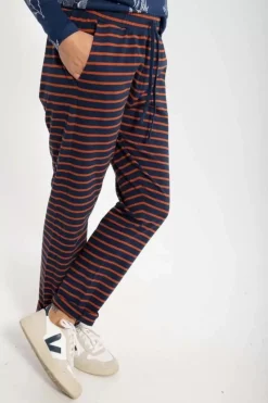 Danefæ Hosen>Danenorsminde Pants Marine/Brick